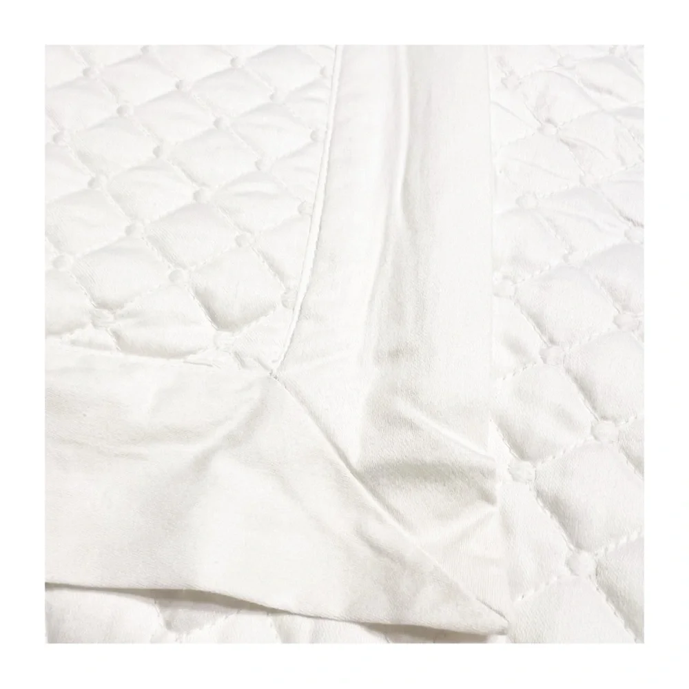 Damask by Charter Club King Elegant White Quilted Bedding Shams NWT Romantic Set